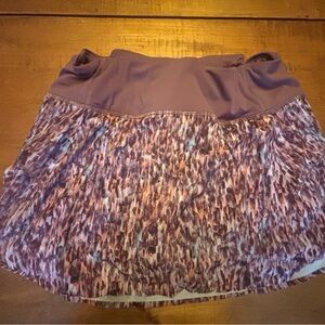 Athleta Purple Patterned skort